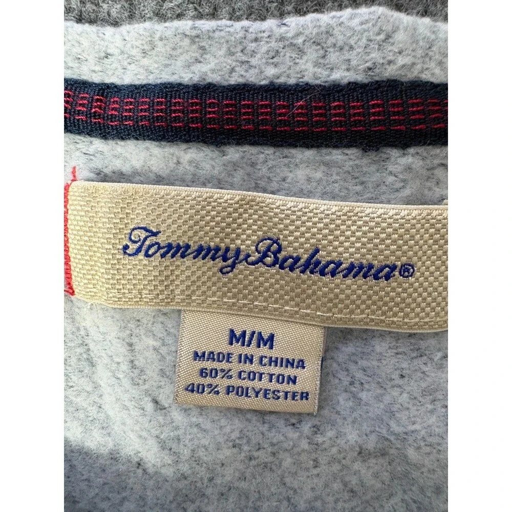 Tommy Bahama Sweater Mens Medium Blue Long Sleeve Pull Over